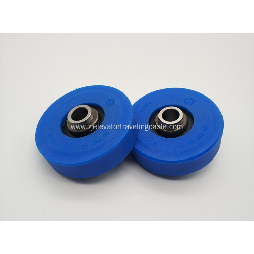 GO290AJ11 OTIS Step Roller with Special-shaped Bearing 76*21.5*6005